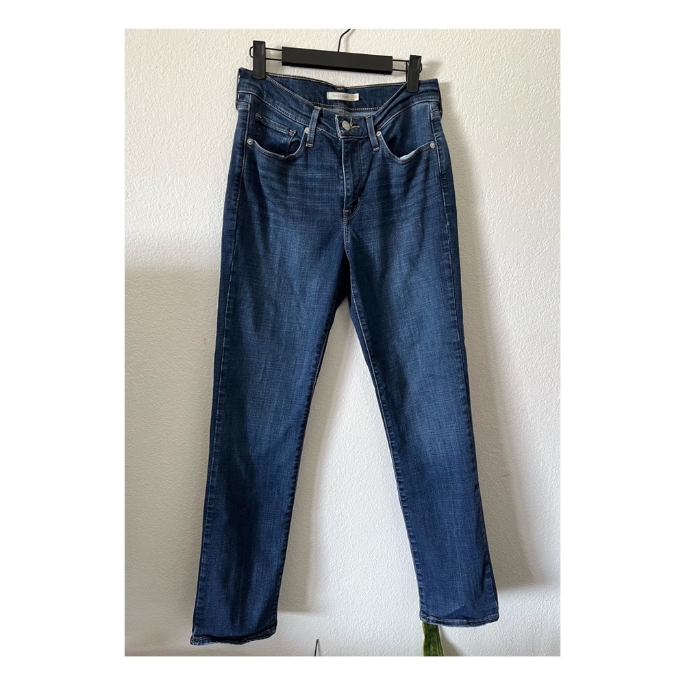Levi's Women's Straight Leg Jeans - Dark Blue